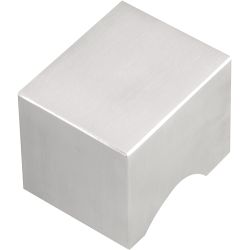 Massieve (meter)kastknop SQUARE LSQ40V - mat RVS