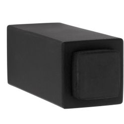 Deurstop SQUARE LSQ25 wand - mat zwart