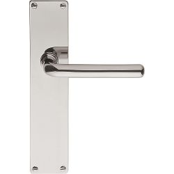 Deurkruk TIMELESS 1921MPSFC op schild blind - glans nikkel