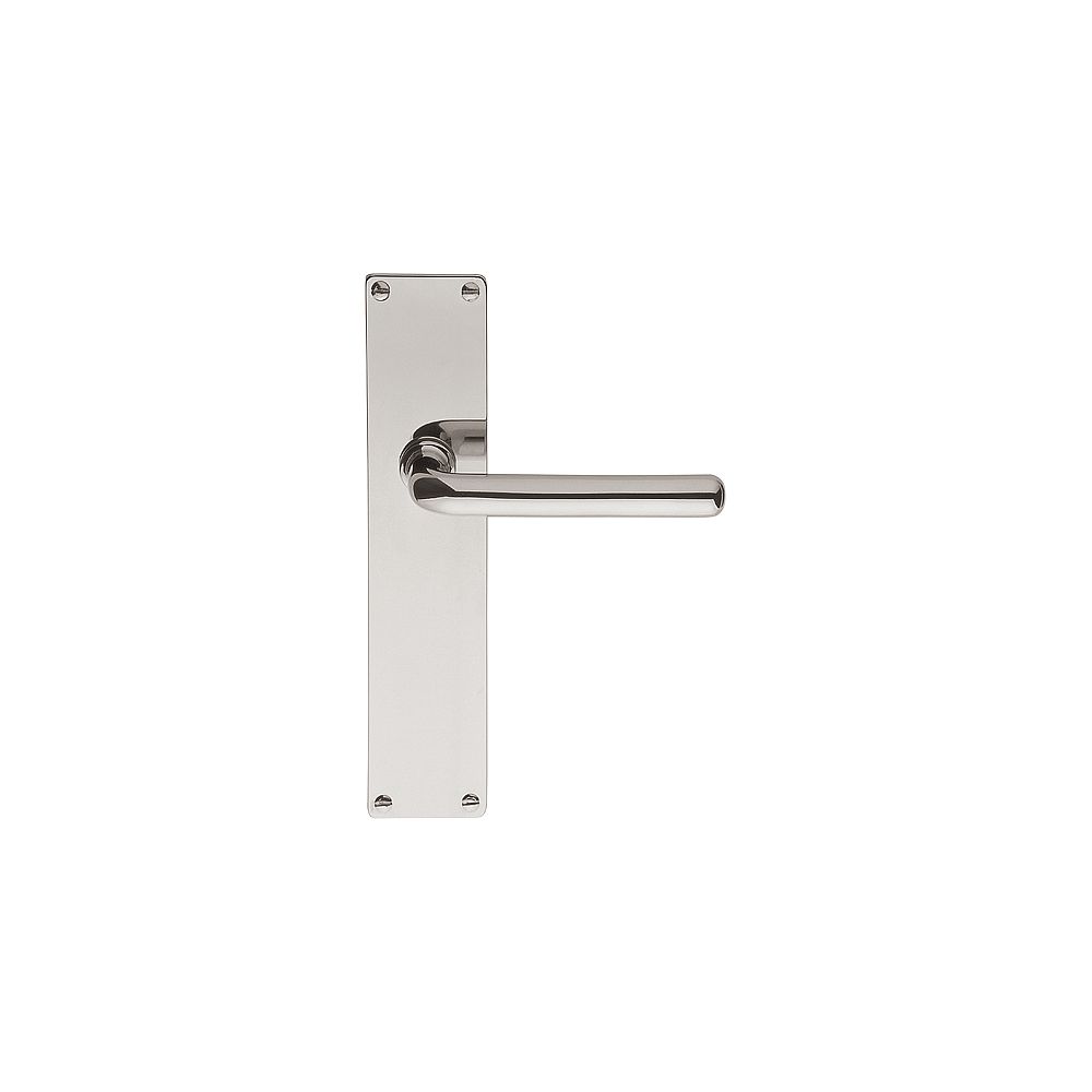 Deurkruk TIMELESS 1921MPSFC op schild blind - glans nikkel