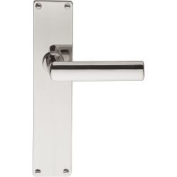 Deurkruk TIMELESS 1929MPSFC op schild blind - glans nikkel
