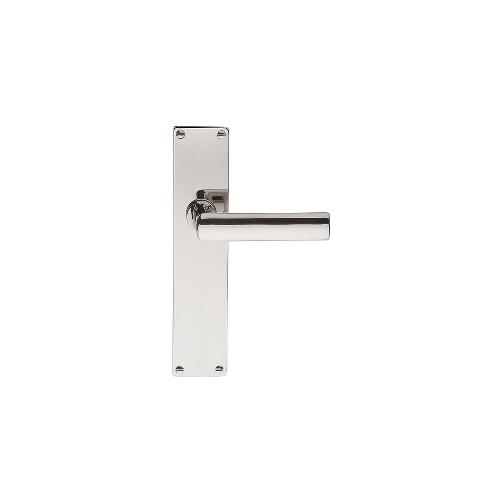 Deurkruk TIMELESS 1929MPSFC op schild blind - glans nikkel
