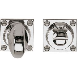 Toiletgarnituur TIMELESS GRV-VBWC8 "vrij/bezet" indicatie - glans nikkel