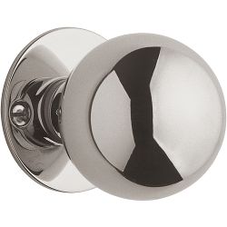 Knop TIMELESS MRK50 vast op rozet - glans nikkel