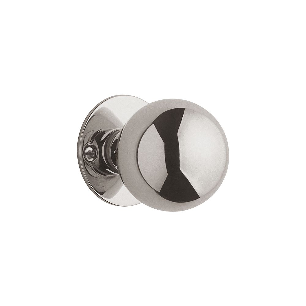 Knop TIMELESS MRK50 vast op rozet - glans nikkel