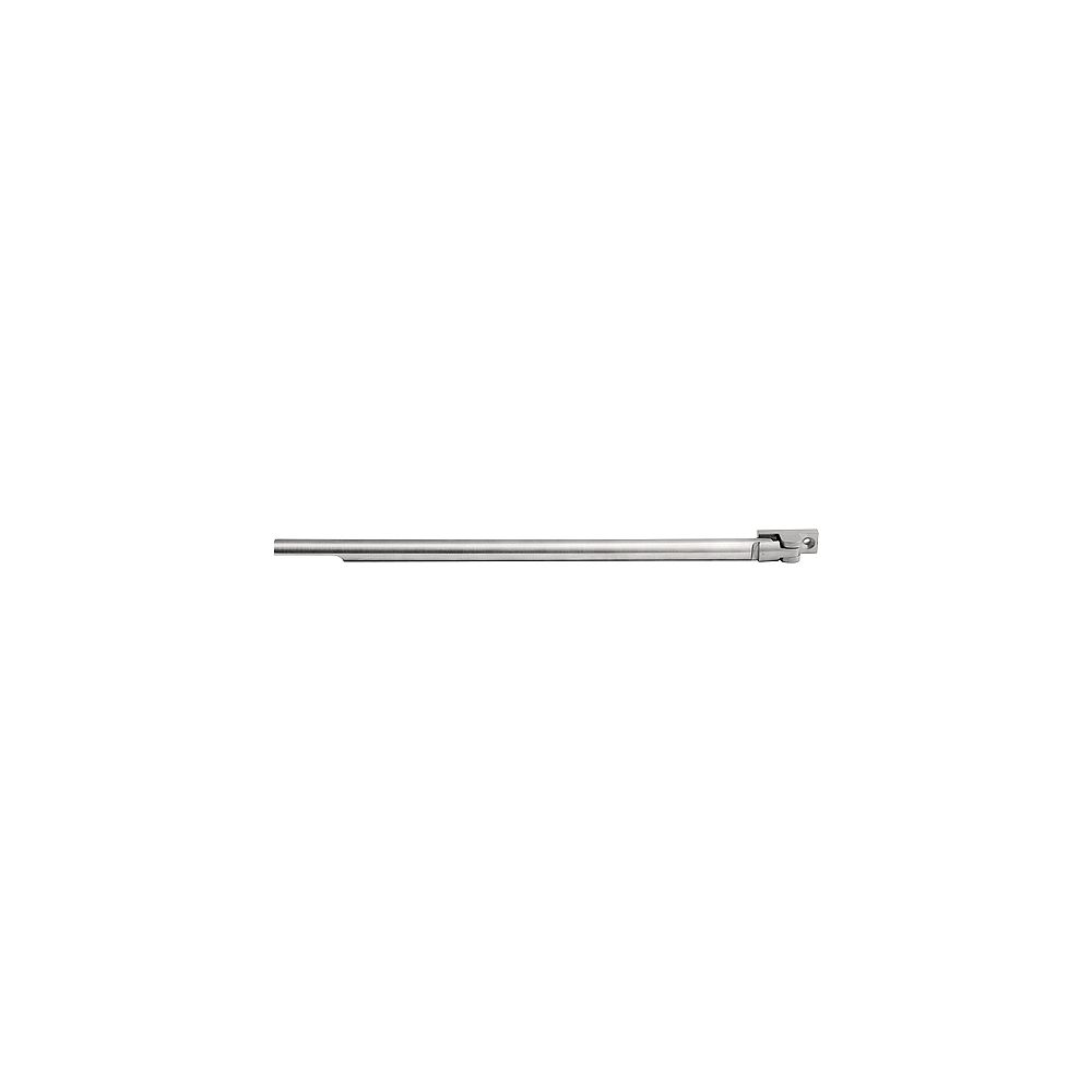 Raamuitzetter BASICS LB305 met twee stelpennen incl. geleiderail - mat RVS
