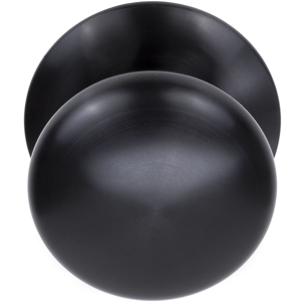 Voordeurknop BASICS LB80V vast op rozet - PVD gunmetal