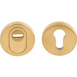 BASICS BVEIL-KT massieve veiligheidscilinderrozet met kerntrekbeveiliging SKG*** - PVD mat goud
