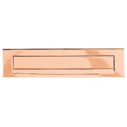 Buitenbriefplaat BASICS LB535 - PVD gepolijst koper