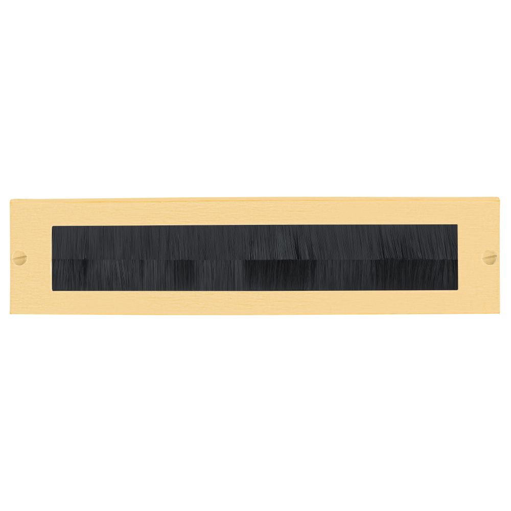 Tochtborstel BASICS LB535BI - PVD mat goud
