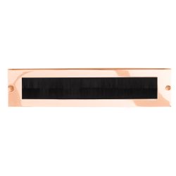Tochtborstel BASICS LB535BI - PVD gepolijst koper