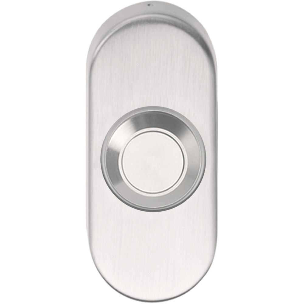 BASICS LB50 beldrukker - mat RVS