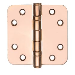 Kogelscharnier BASICS LBSA8989 afgerond - PVD gepolijst koper