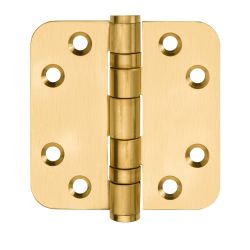Kogelscharnier BASICS LBSA7676 afgerond - PVD mat goud