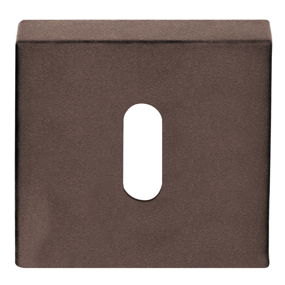 Sleutelplaatje BASICS BSQBN53 vierkant - brons