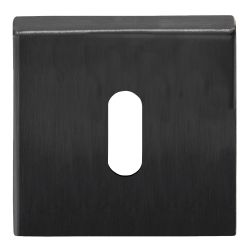 Sleutelplaatje BASICS BSQBN53 vierkant - PVD gunmetal