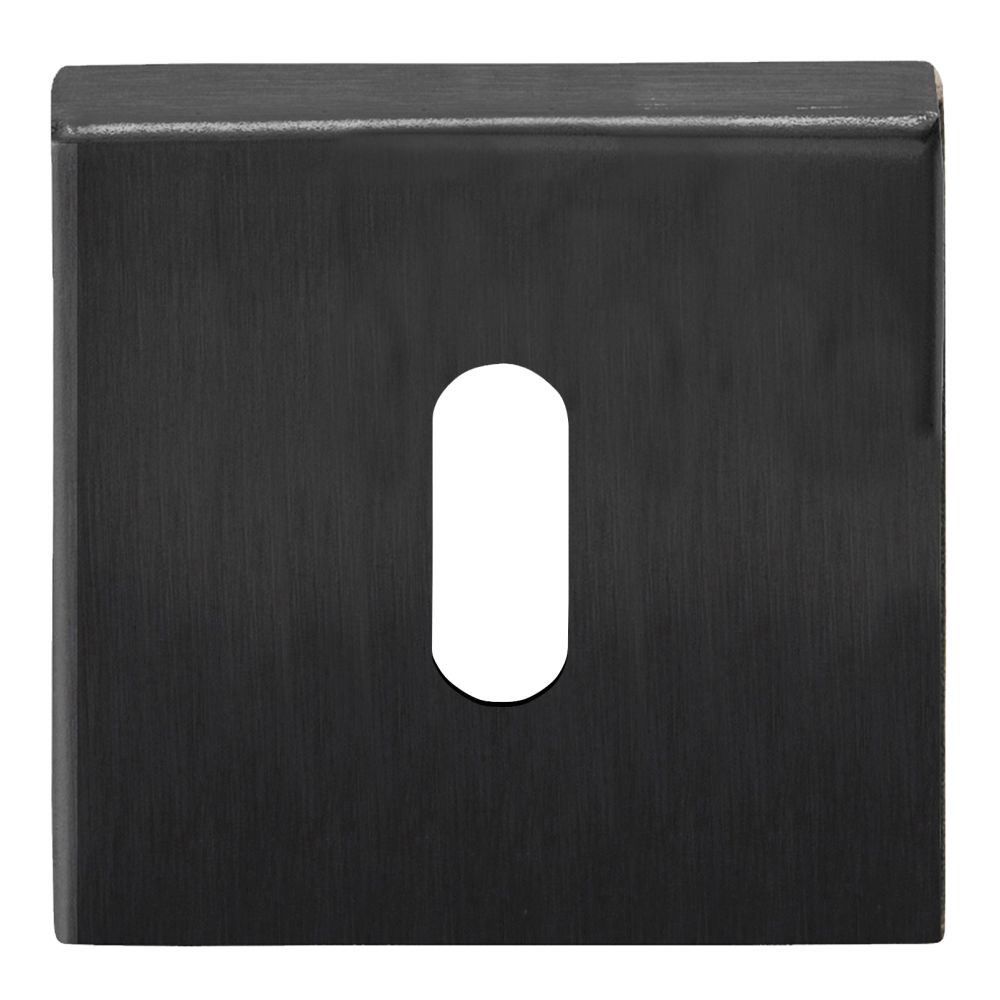 Sleutelplaatje BASICS BSQBN53 vierkant - PVD gunmetal