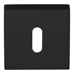 Sleutelplaatje BASICS BSQBN53 vierkant - mat zwart