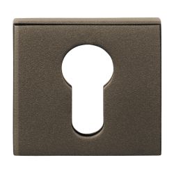 Cilinder plaatje BASICS BSQBY53 vierkant - brons