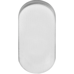 Blind plaatje BASICS LBB32 ovaal - PVD mat RVS