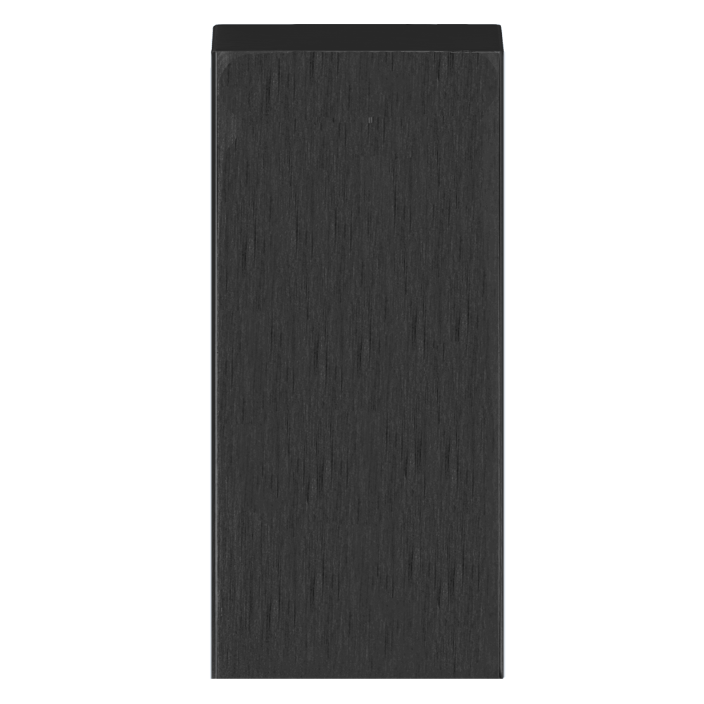 Blind plaatje SQUARE LSQB32 rechthoekig - mat zwart