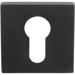 Cilinderplaatje SQUARE LSQBY50 - PVD mat zwart