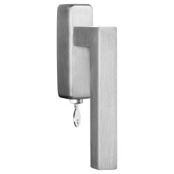 Draaikiepgarnituur BASICS BSQ1-DKLOCK-O afsluitbaar - mat RVS