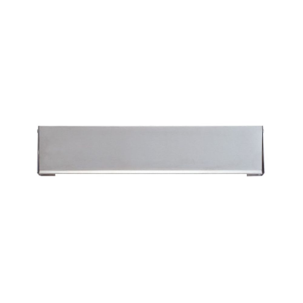 Tochtklep rechthoek 340x75mm - RVS