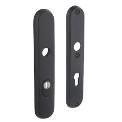 Intersteel Veiligheidsschilden SKG3 doorgaand PC72mm kerntrekbeveiliging RVS/mat zwart