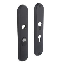 Intersteel Veiligheidsschilden SKG3 doorgaand PC55mm met kerntrekbeveiliging RVS/mat zwart