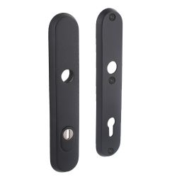 Intersteel Veiligheidsschilden SKG3 doorgaand PC92mm met kerntrekbeveiliging RVS/mat zwart