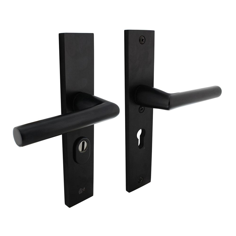 Intersteel Veiligheidsbeslag SKG3 achterdeur PC55mm met kerntrekbeveiliging aluminium/zwart