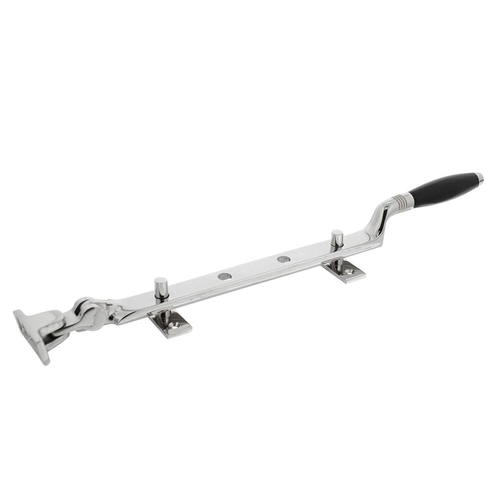 Intersteel Raamuitzetter Ton met 2 stelpennen - nikkel/ebbenhout