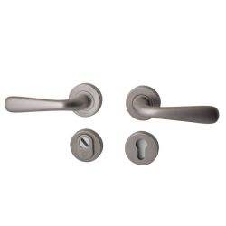 Achterdeurset Silvia compleet - PVD Inox