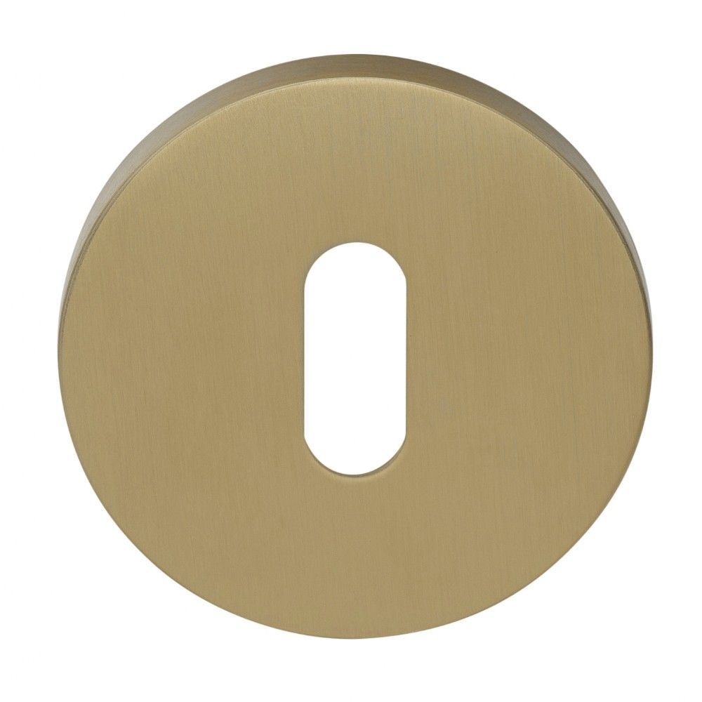 Sleutelplaatje Rivio by Gensler GLN53 - PVD mat goud