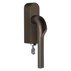 Rivio by Gensler GL100-DKLOCK-O draaikiepgarnituur afsluitbaar linksdraaiend - brons