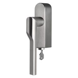 Rivio by Gensler GL101-DKLOCK-O draaikiepgarnituur afsluitbaar rechtsdraaiend - mat RVS