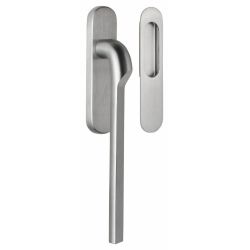 Rivio by Gensler GL230Y massieve set hefschuifdeurbeslag inclusief cilindergat PC69 - mat RVS