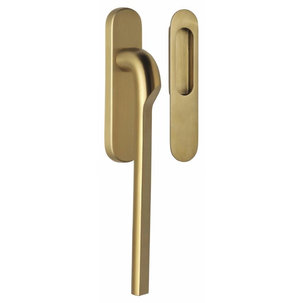 Rivio by Gensler GL230Y massieve set hefschuifdeurbeslag inclusief cilindergat PC69 - brons