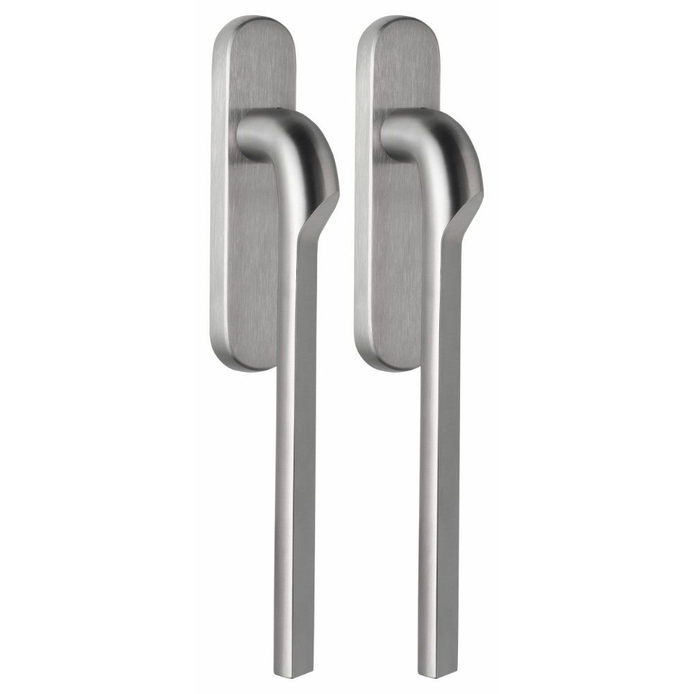 Rivio by Gensler GL230PAY massieve paarsgewijze set hefschuifdeurbeslag inclusief cilindergat PC69 - mat RVS