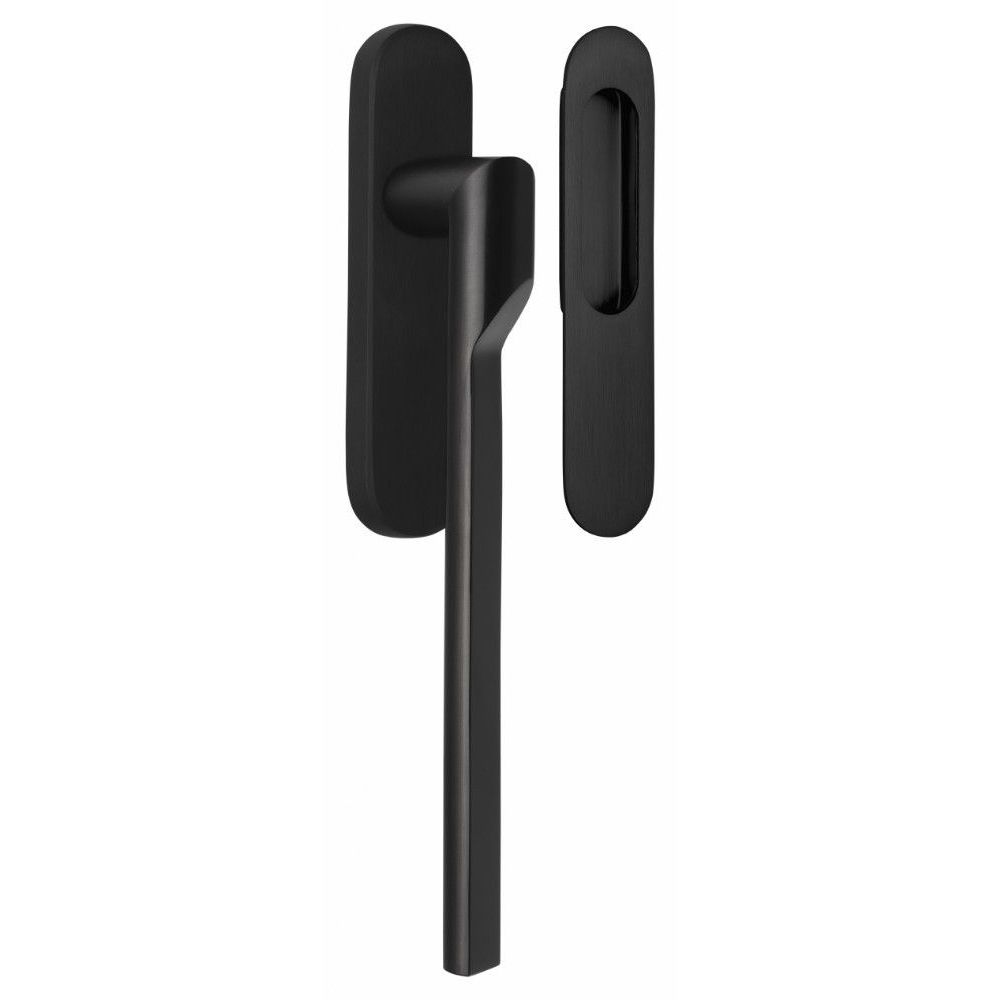 Rivio by Gensler GL231 massieve set hefschuifdeurbeslag - PVD mat zwart