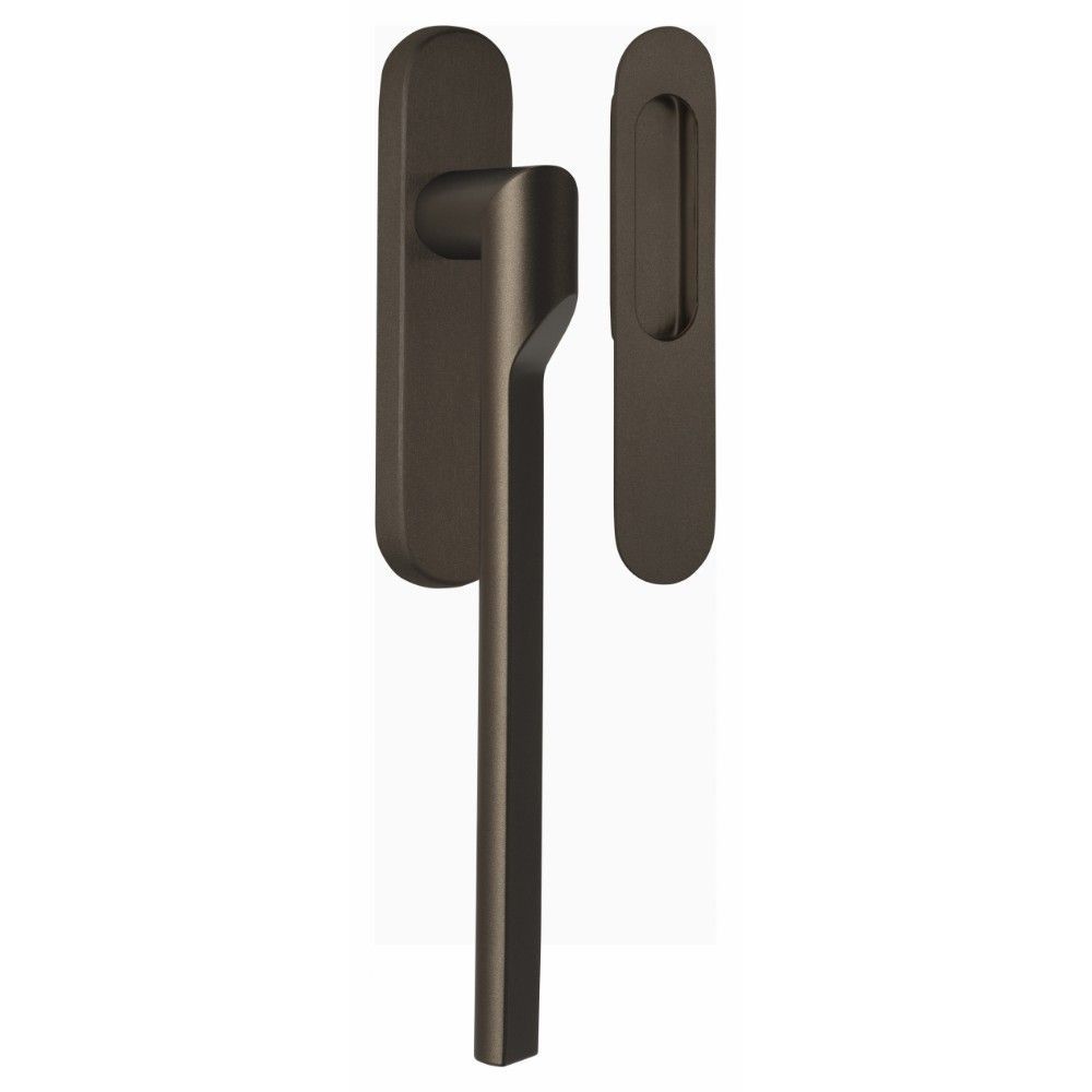 Rivio by Gensler GL231Y massieve set hefschuifdeurbeslag inclusief cilindergat PC69 - brons