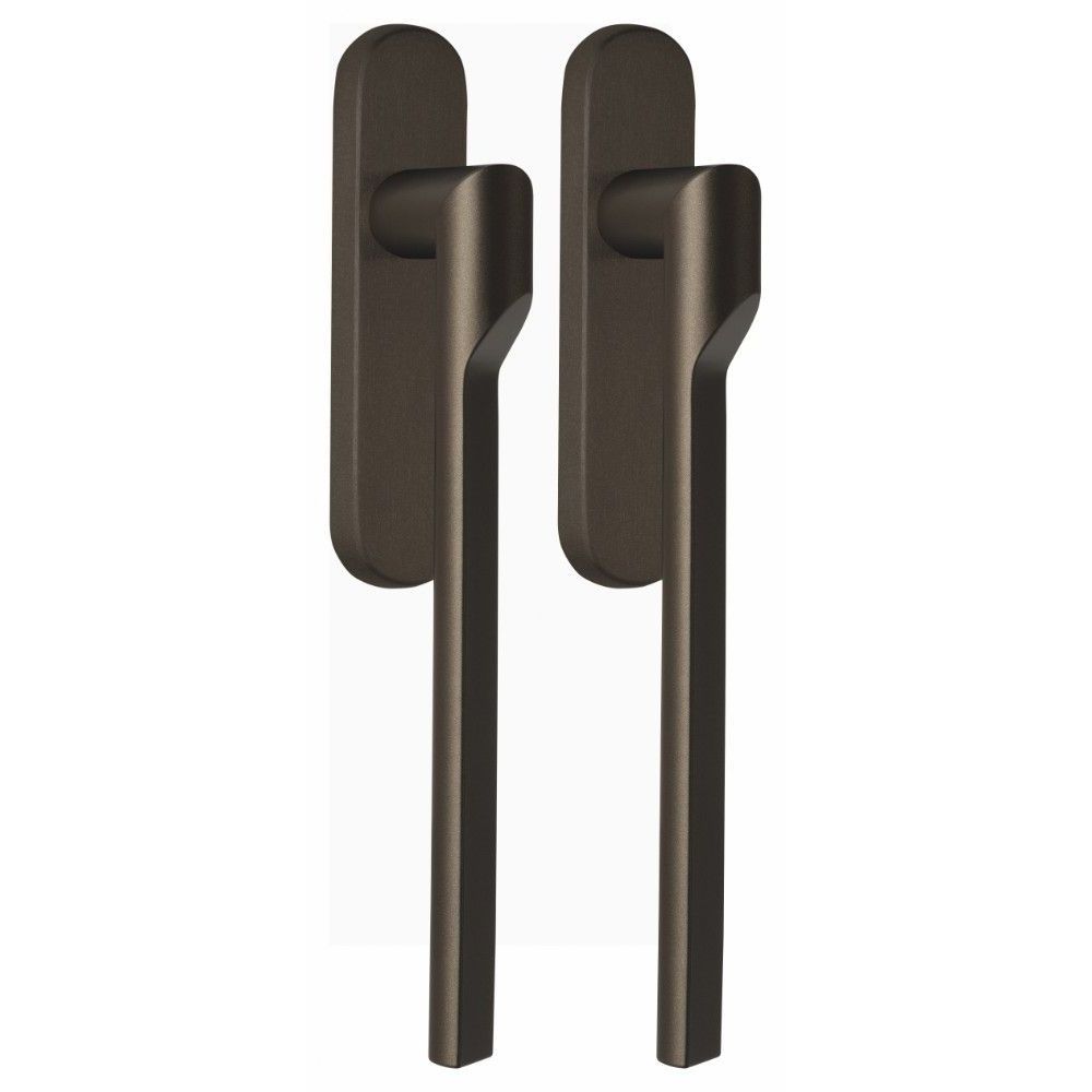 Rivio by Gensler GL231PAY massieve paarsgewijze set hefschuifdeurbeslag inclusief cilindergat PC69 - brons