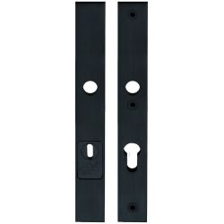 SQUARE LSQSM-28KT massieve veiligheidsschilden met kerntrekbeveiliging kruk/kruk SKG*** PC55 - mat zwart