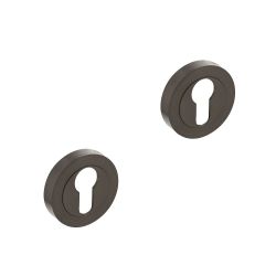 Intersteel cilinderrozetten verdekt 52x10mm met nokken - antraciet