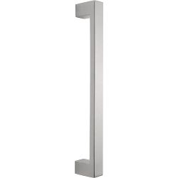 Grepen SQUARE LSQ1045A PA 600 mm h.o.h. paarsgewijs - mat roestvast staal