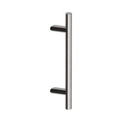Handgreep Frankfurt T-model rond schuin 460x25mm - RVS