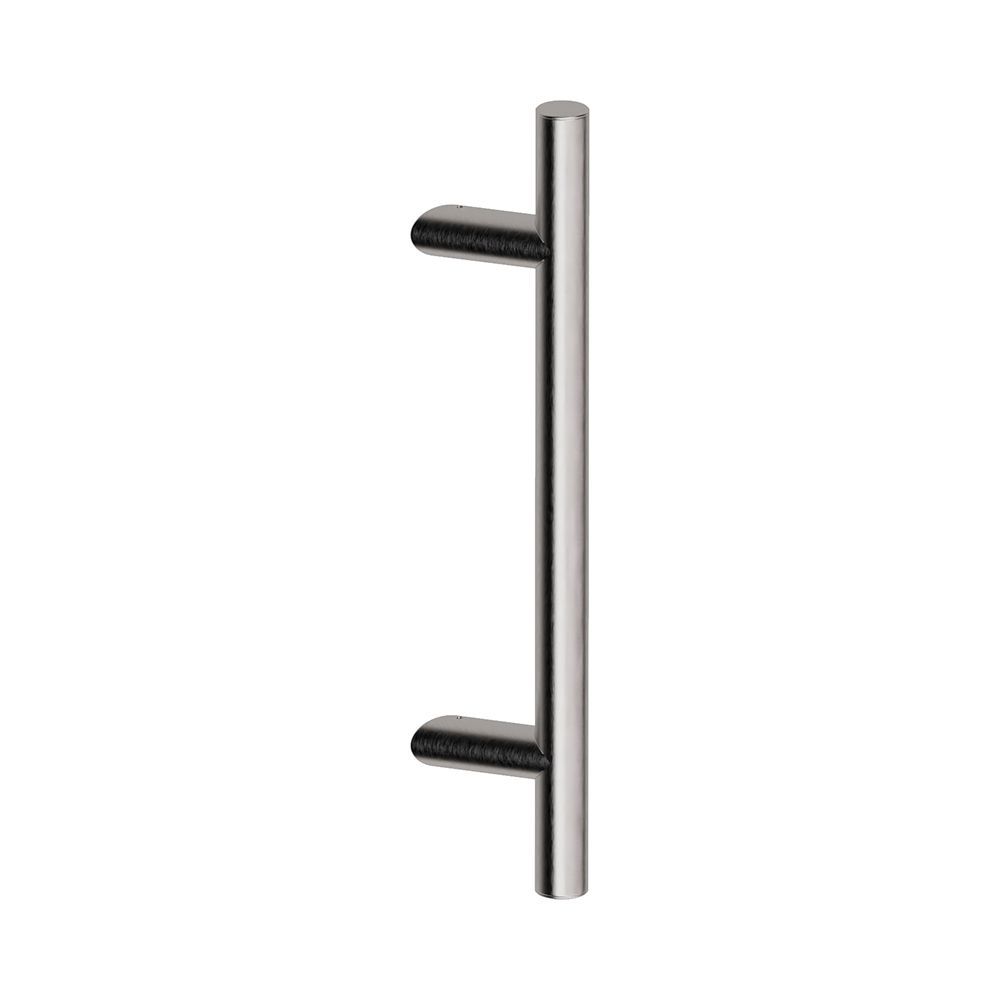 Handgreep Frankfurt T-model rond schuin 460x25mm - RVS