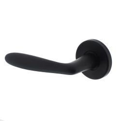 Intersteel Gatdeel Phobos op rozet mat zwart - links