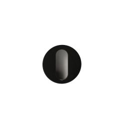 Sleutelrozet Shuffle minimal 2mm rond - zwart